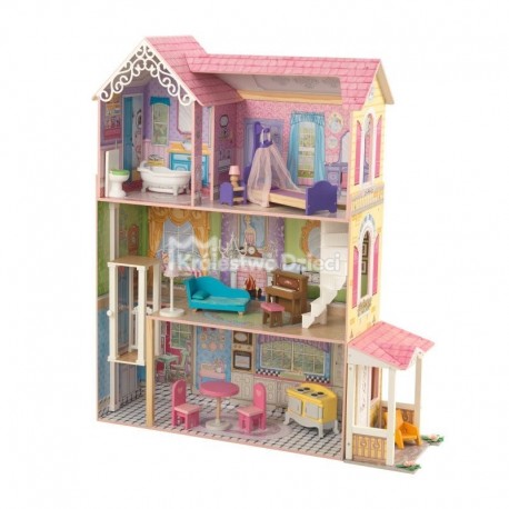 Kidkraft Drewniany Domek Dla Lalek Barbie Veronica 65968 Krolestwo Dzieci
